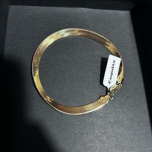 Esquire 14k Gold Herringbone Bracelet